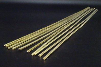 10 Stäbe Messinghartlot 2,5mm Messinglot Hartogen B-Cu60Zn flussmittelgefüllt
