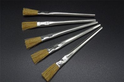 5x Lötwasserpinsel Lötpinsel Pinsel 10mm Felder Naturborsten Lötarbeiten Löten