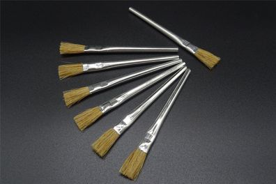 7x Lötwasserpinsel Lötpinsel Pinsel 10mm Felder Naturborsten Lötarbeiten Löten