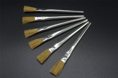 6 Lötwasserpinsel Lötpinsel Pinsel 10mm Felder Naturborsten Lötarbeiten Löten