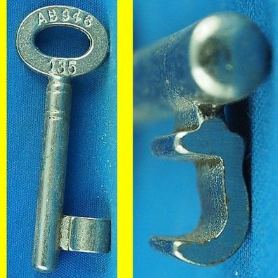 Börkey Zimmertür-Einsteckschloss-Schlüssel 946 Profil 135