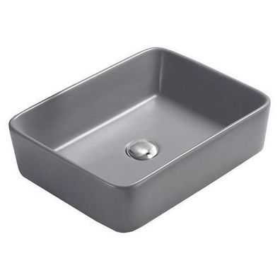 Mexen Catia Aufsatzwaschbecken 48 x 37 cm, Hellgrau matt - 21314861
