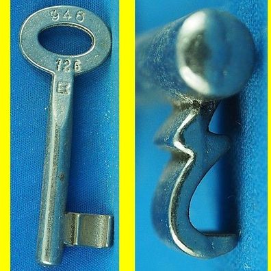 Börkey Zimmertür-Einsteckschloss-Schlüssel 946 Profil 126