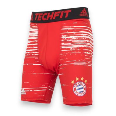 Adidas TF Techfit FC Bayern München Base Layer Tight kurze Hose Shorts