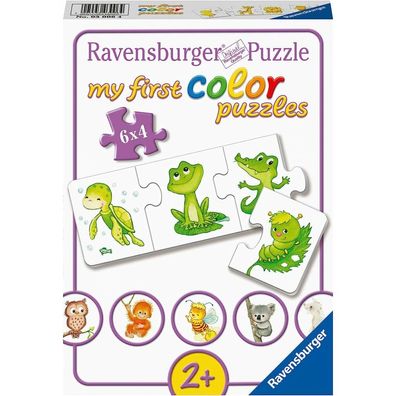 Ravensburger Mein erstes Puzzle Bunte Tiere 6x4 Teile