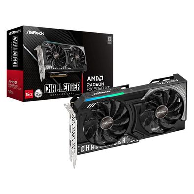 ASRock RX9060XT, CL 16GO, 16GB DDR6, HDMI/2xDP