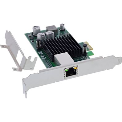 InLine® Gigabit Netzwerkkarte, 1x RJ45 1 Gb/s, PCIe x1, PoE