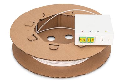 Digitus Fttx Installationskit, 4-Faser, LC/APC Stecker, L= 30m