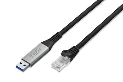 Digitus USB 3.2 Gen1 - RJ45 Ethernet Kabel, 1Gbit/s, 3m