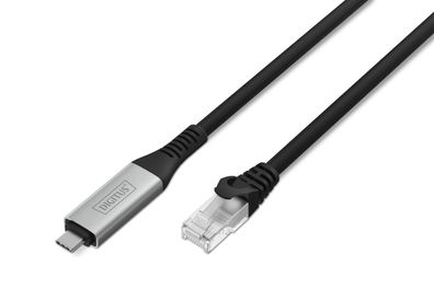 Digitus USB-C 3.2 Gen1 - RJ45 Ethernet Kabel, 1Gbit/s, 15m