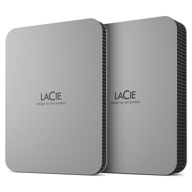 LaCie 6,4cm(2,5Zoll) 1TB Mobile Drive USB-C Moon Silver
