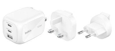 Belkin BoostCharge Ladegerät mit austauschbaren Steckertipps