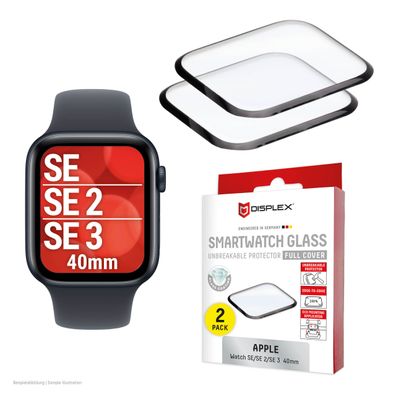 Displex Glass FC Apple Watch SE 2/3, 40mm