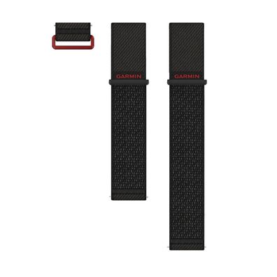 Garmin Ersatzarmband 24mm Nylon Schwarz ComfortFit