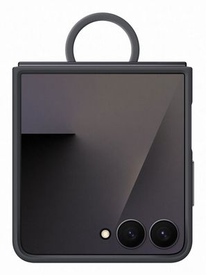 Samsung Ring Case (Silicone) für Galaxy Flip7 Black