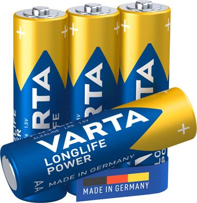 VARTA HIGH ENERGY Batterie AA LR6 Mignon 4er