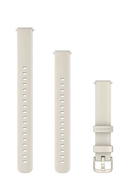 Garmin Lily 2-Armband (14 mm), Silikon Bone / Lunargold