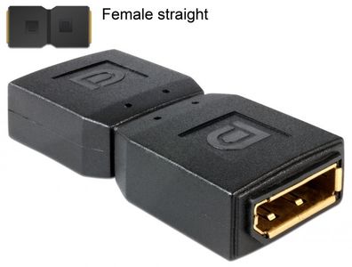 Delock Adapter DisplayPort 1.1 Buchse > Buchse Gender Change