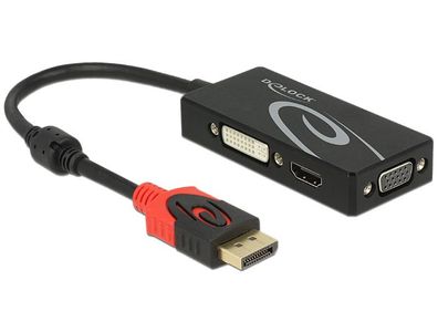 Delock Adapter Displayport 1.2 Stecker VGA/HDMI/DVI