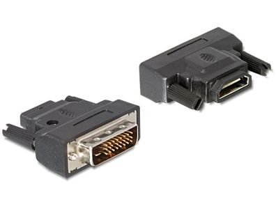 Delock Adapter DVI-25pin Stecker > HDMI Buchse mit LED