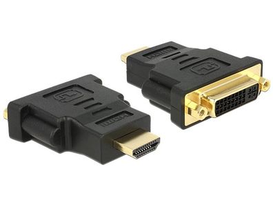 Delock Adapter HDMI Stecker > DVI 24 + 5 Pin Buchse