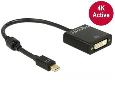 Delock Adapter mini Displayport 1.2 Stecker > DVI Buchse 4K