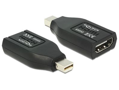 Delock Adapter mini DisplayPort St > HDMI Buchse black