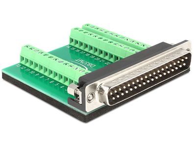 Delock Adapter Sub-D 37 Pin Stecker > Terminalblock 39 Pin