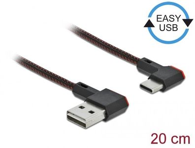 Delock EASY-USB 2.0 Kabel Typ-A Stecker zu USB Type-C? Stecker