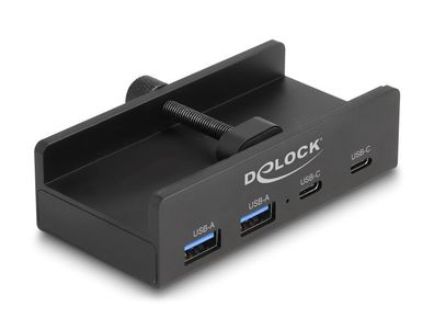 Delock Externer USB 5 Gbps 4 Port Hub 2 x USB Typ-A und 2 x USB Type-C?