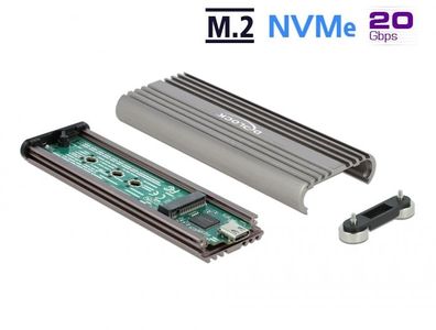 Delock Externes Gehäuse für M.2 NVMe PCIe SSD