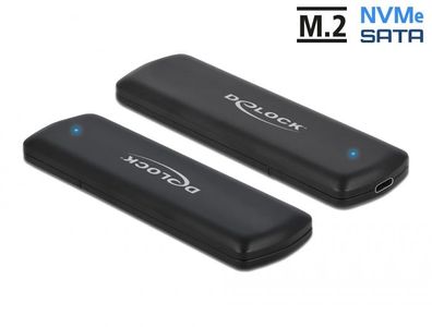 Delock Externes USB Type-C? Combo Gehäuse für M.2 NVMe PCIe oder SATA SSD