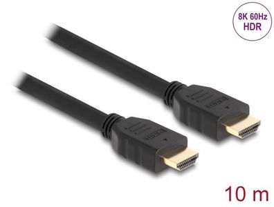 Delock High Speed HDMI Kabel 48 Gbps 8K 60 Hz schwarz 10 m