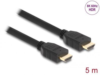 Delock High Speed HDMI Kabel 48 Gbps 8K 60 Hz schwarz 5 m