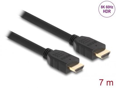 Delock High Speed HDMI Kabel 48 Gbps 8K 60 Hz schwarz 7 m
