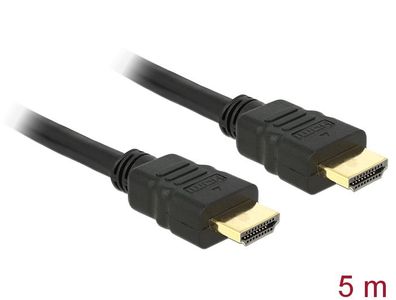 Delock Kabel HDMI A Stecker > HDMI A Stecker 4K 5 m