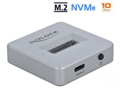 Delock M.2 Dockingstation für M.2 NVMe PCIe SSD mit USB Type-C? Buchse
