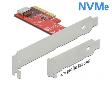 Delock PCI Express x4 Karte zu 1 x intern OCuLink SFF-8612