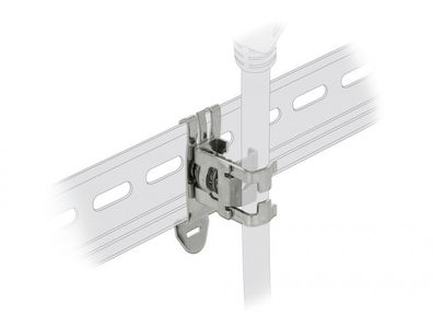 Delock Schirmklemme für Hutschiene - Kabeldurchmesser 4 - 13,5 mm