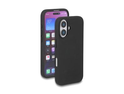 Delock Schutzhülle für iPhone 16 kompatibel mit MagSafe aus Soft-Touch Silikon s