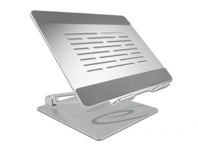 Delock Tablet und Notebook Standhalterung verstellbar Aluminium