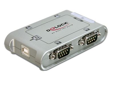 Delock USB 2.0 zu 4 x Seriell Adapter