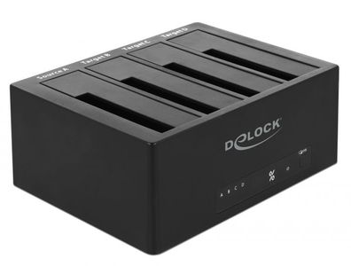 Delock USB 3.0 Dockingstation für 4 x SATA HDD / SSD mit Klon Funktion