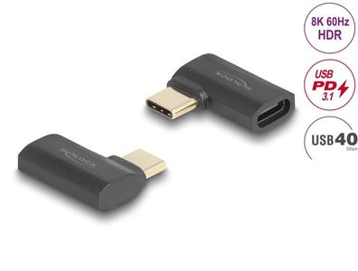 Delock USB Adapter 40 Gbps USB Type-C? PD 3.1 240 W Stecker zu