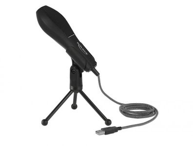 Delock USB Kondensator Mikrofon mit Tischständer - ideal für Gaming
