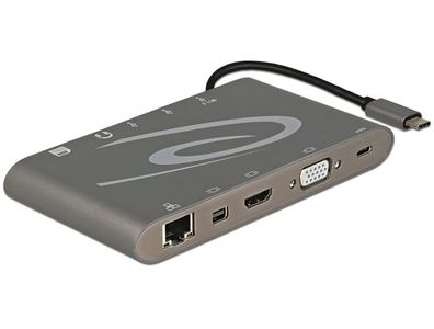 Delock USB Type-C? 3.1 Dockingstation 4K 30 Hz dunkelgrau