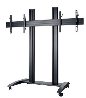 edbak Flachbildschirm-Videokonferenz-Trolley für zwei 42Zoll-55Zoll Bildschirme