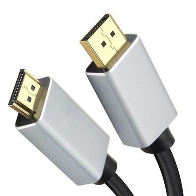 helos Anschlusskabel, DisplayPort Stecker/HDMI Stecker, Premium, 3,0m, schwarz
