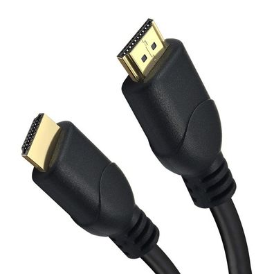 helos Anschlusskabel, HDMI Stecker/Stecker, 4K, 7,5m, schwarz