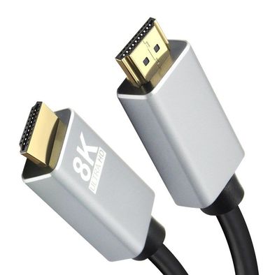 helos Anschlusskabel, HDMI Stecker/Stecker, Premium 8K, 3,0m, schwarz